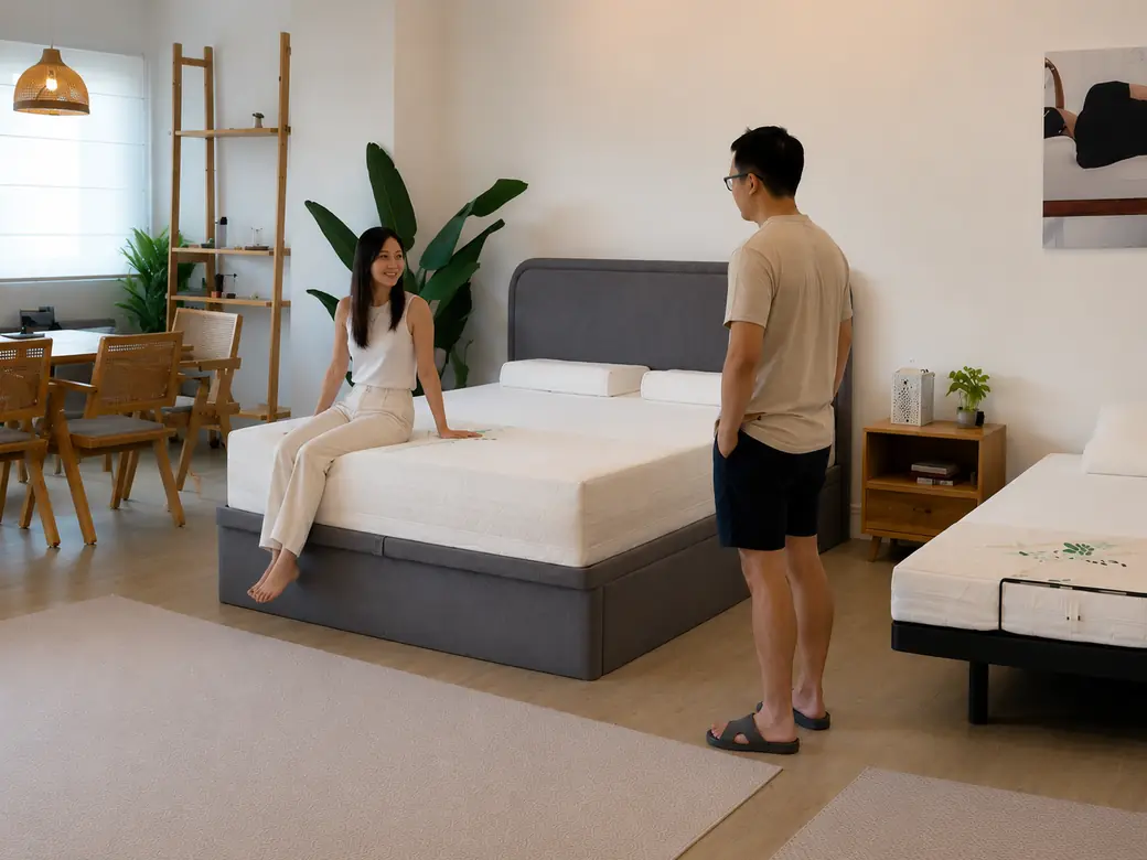 Private testing session at the BayShop Sleep Studio in Singapore